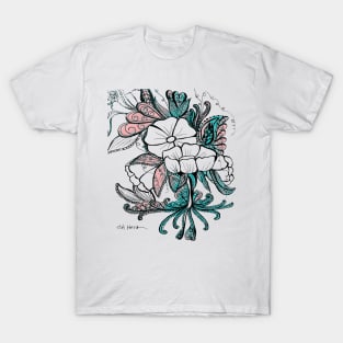 Flower Zen Tangle 2 T-Shirt